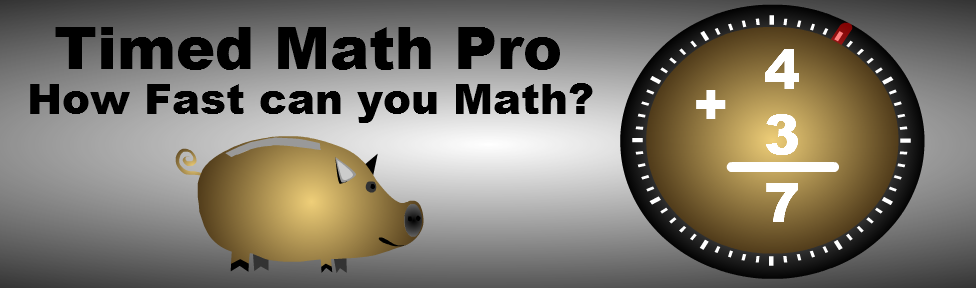 Timed Math Pro for iTouch, iPhone, and iPad